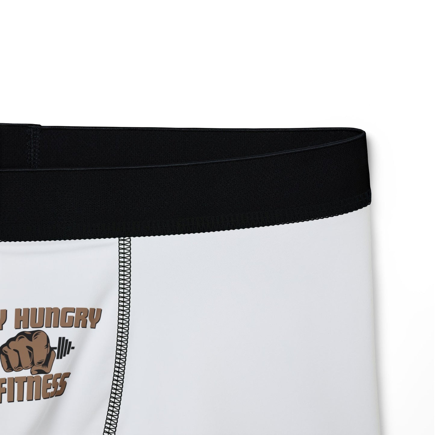 Stay Hungry 4 Fitness Men's White Boxers