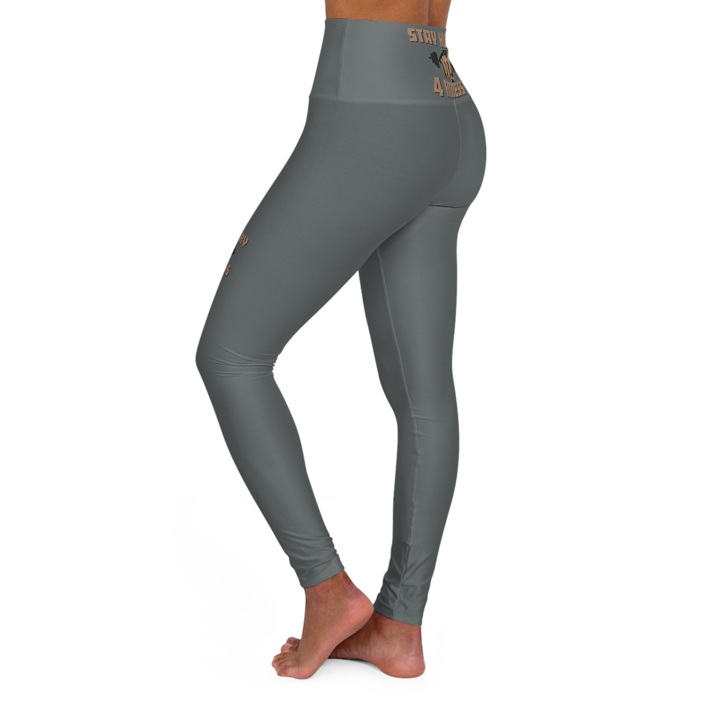 Stay Hungry 4 Fitness: Dark Grey High Waisted Leggings