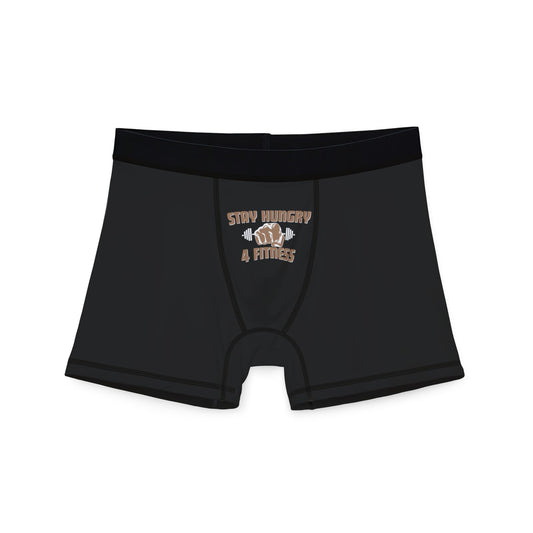 Stay Hungry 4 Fitness Men's Black Boxers