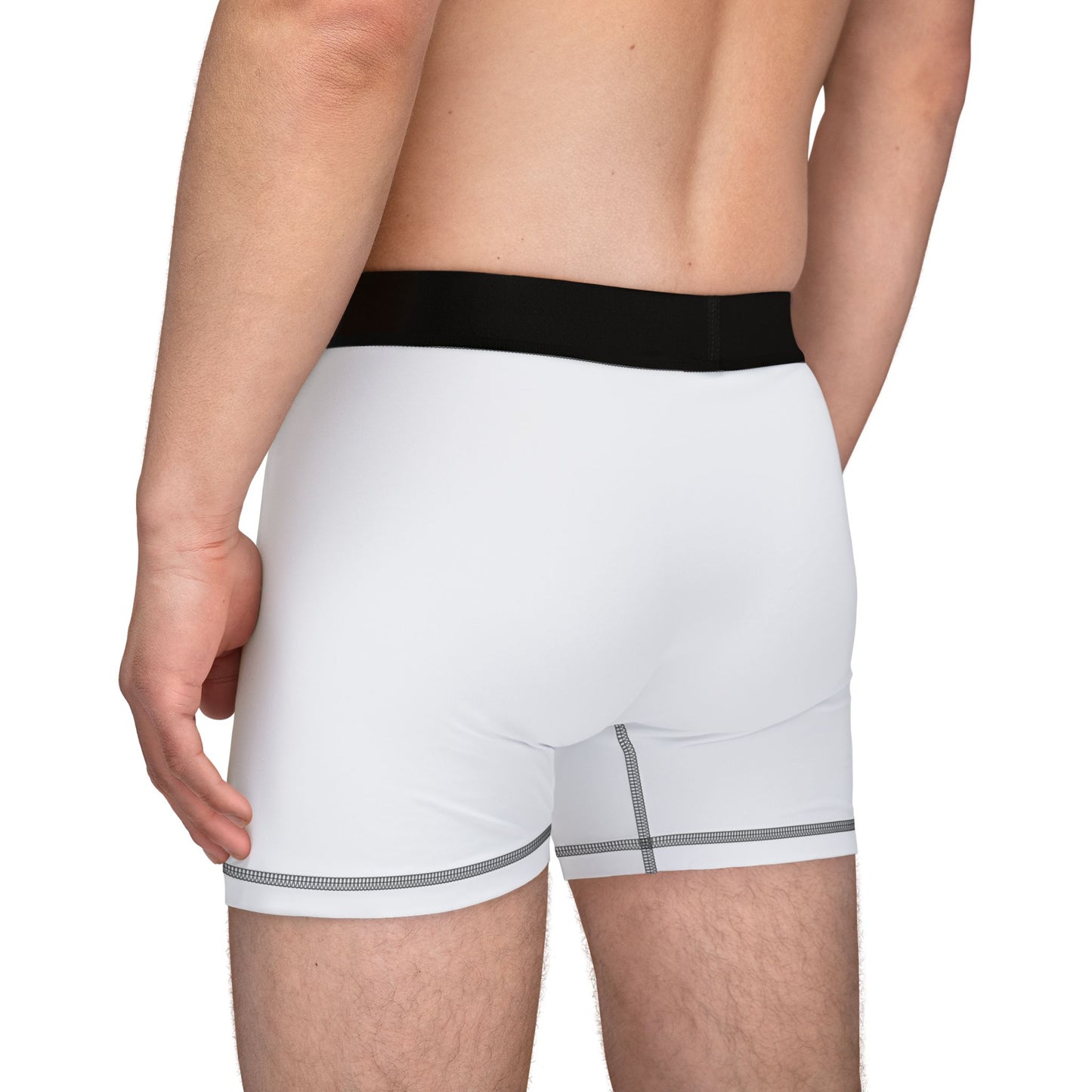 Stay Hungry 4 Fitness Men's White Boxers