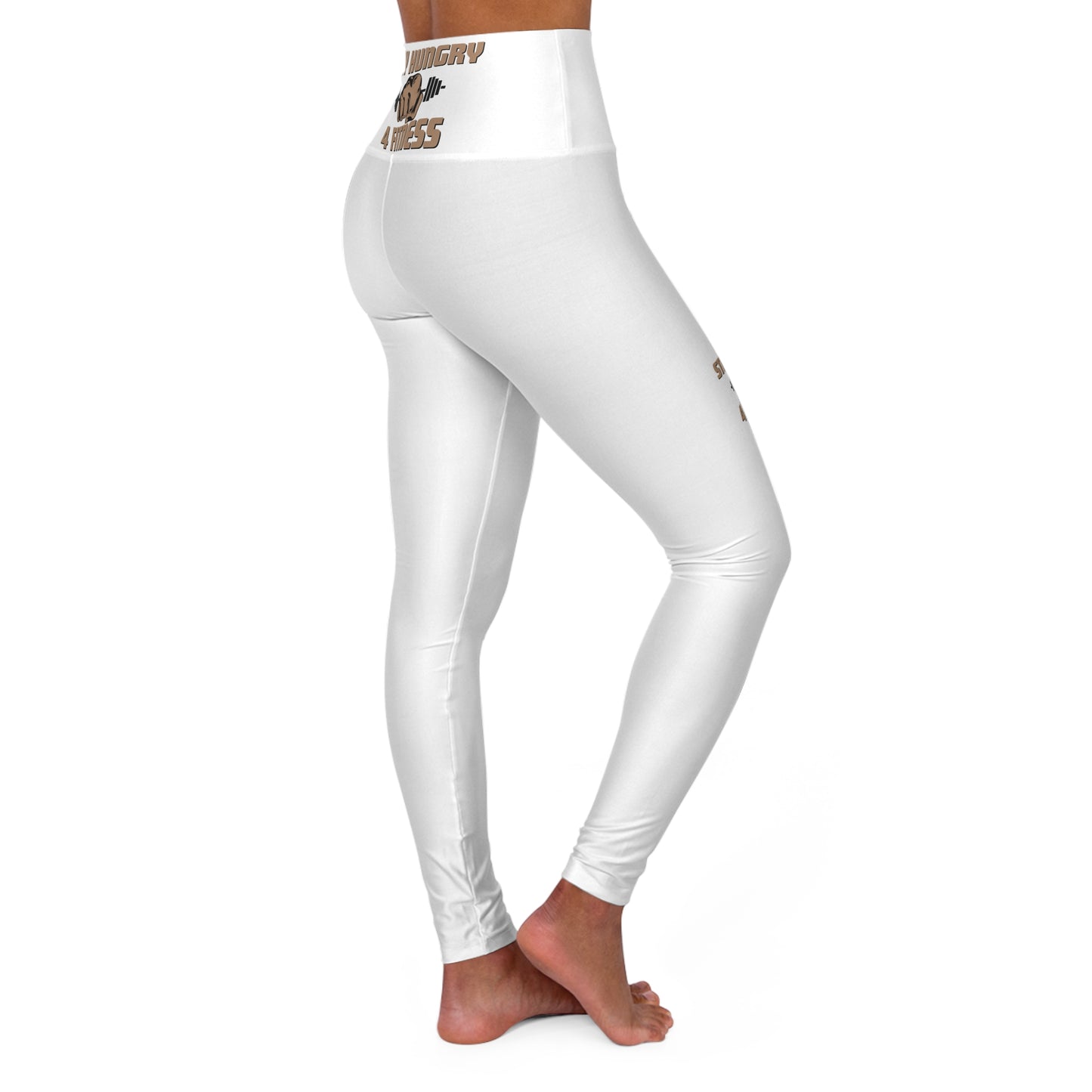 Stay Hungry 4 Fitness: White High Waisted Leggings